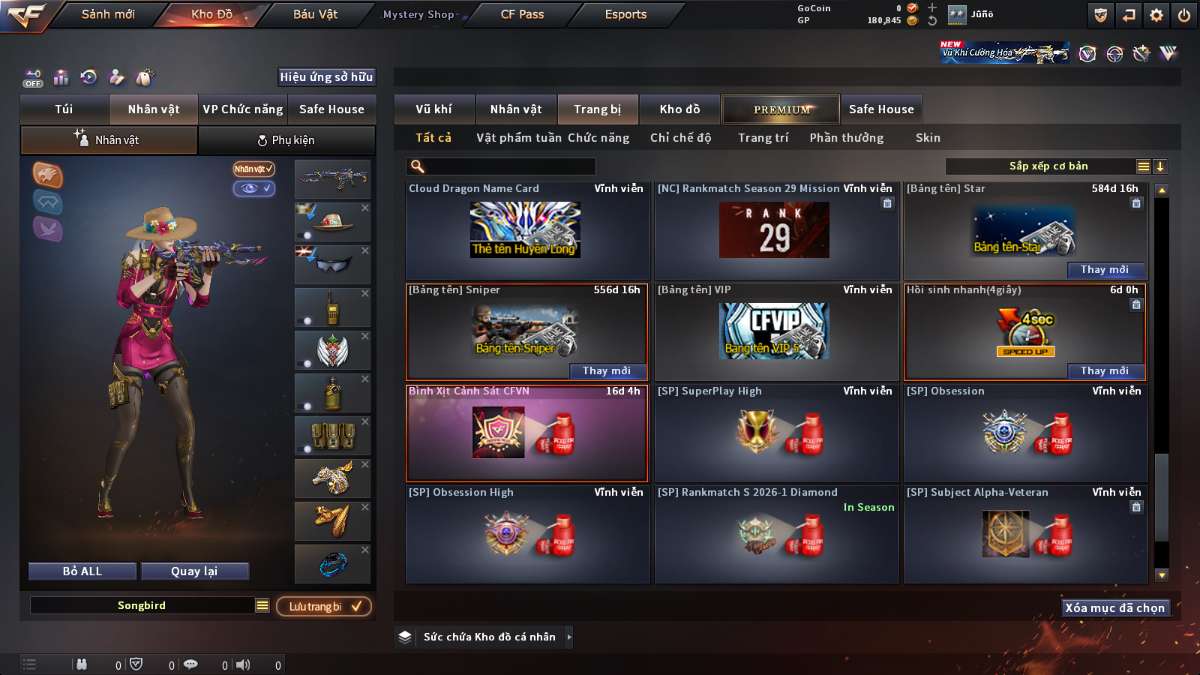 shop acc cf uy tin gia re